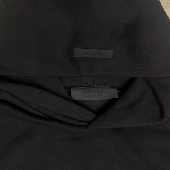 Essentials Men's  Black Hoodie   SIZE XXS-XL - Picture 3 of 4